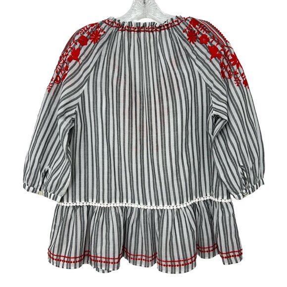 Kate Spade Broome Street Embroidered oversized tunic top women's size XS - Picture 3 of 7